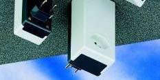 This enclosure programme comprises six countryspecific plugs and four different sockets.