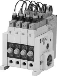 Ejector with Solid State Timer Series ZMA Incorporates solid state timer function for release valve control (Timer setting with PLC is unnecessary)