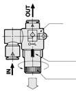 Series ZF Dimensions Replacement Applicable tubing O.D. øm.2 hole Maintenance space ( l ) 1. Stop the operation and reduce the internal pressure of the filter to atmospheric pressure. 2.
