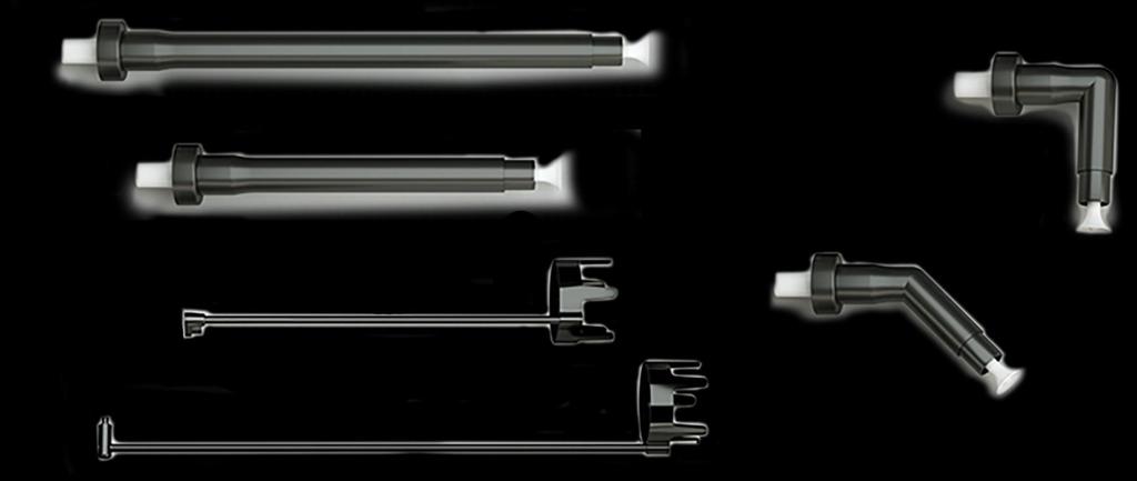 E-GUN Accessories NOZZLE EXTENSION KIT-STRAIGHT (250 mm) NOZZLE EXTENSION KIT (90 Degree) NOZZLE EXTENSION KIT-STRAIGHT