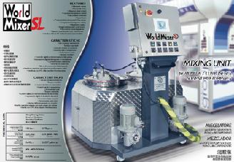 WORLD MIXER Completely designed and built in Nordmeccanica The most common used solvent less adhesive