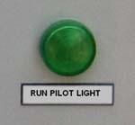 FRONT PANEL MOUNTING: RUN PILOT LIGHT If the system is Healthy with no faults, the RUN pilot light