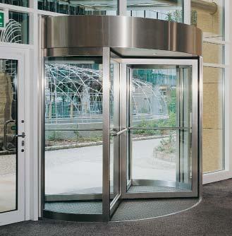 DORMA revolving doors come in a variety of surface finishes, glazing designs and dimensional ranges, so ensuring maximum flexibility in creating the perfect complement to any façade.