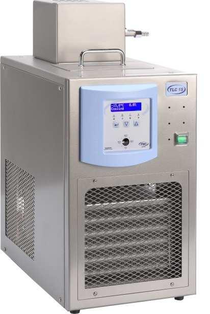 Temperature Range Standard range from ambient to +230ºC. is standard equipped with a cooling coil. When connecting to tap water or an external cooler, sub ambient temperatures can be reached.