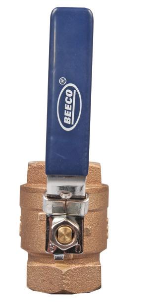00-IPS-BRZ-SH-LL 2" 6 28 $244 The BEECO Full Port Ball Valve is a two piece Bronze Ball Valve with a chrome plated ball. The valve has a blow out proof stem with adjustable packing.
