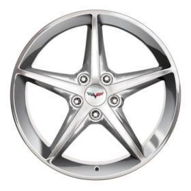 New 2011 Corvette Coupe and Convertible Wheels QG6 Silver RQ1 Machine Face J55