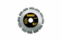 These blades achieve optimum speed of cut in granite, reinforced concrete and most construction materials.