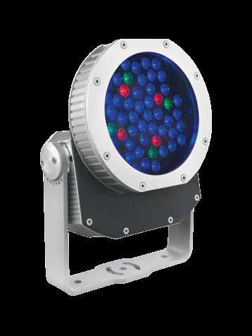 EXTERIOR 00 RANGE Very low power consumption (up to 50 lm/w) Internal power and control Color calibration ensuring uniformity Choice of beam angles - 7, 6, 33, 52 0 00% intensity control Super-rugged