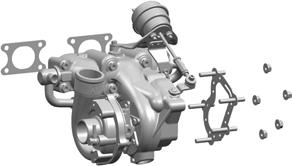 Description QTY 0 Repair Kit Turbocharger The Repair Kit includes: Turbocharger with Exhaust