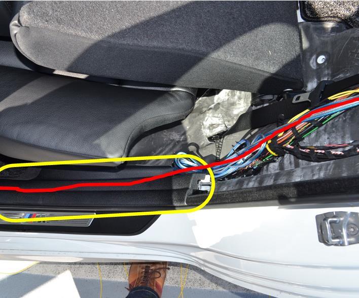 ISTA says the following find the CAN cables in X1551V. I havent found them there.