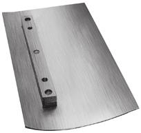 98 Suits: OX-PT40 / Master Finish 40" / Flextool 40" / Cromellins 40" TRADE REPLACEMENT BLADES STYLE 9 FINISHING BLADE SET (4) Suitable for 36" machines 5 16"