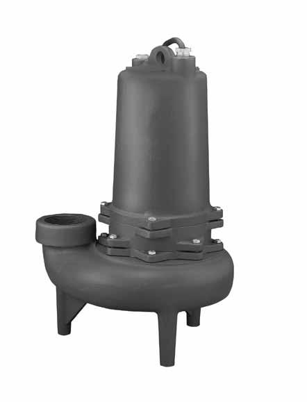 The Myers heavy-duty series pumps are designed for residential raw sewage and light commercial applications.