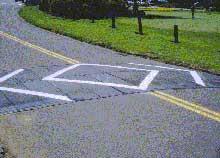 Traffic Calming Measures - Speed Hump http://www.ite.org/traffic/hump.