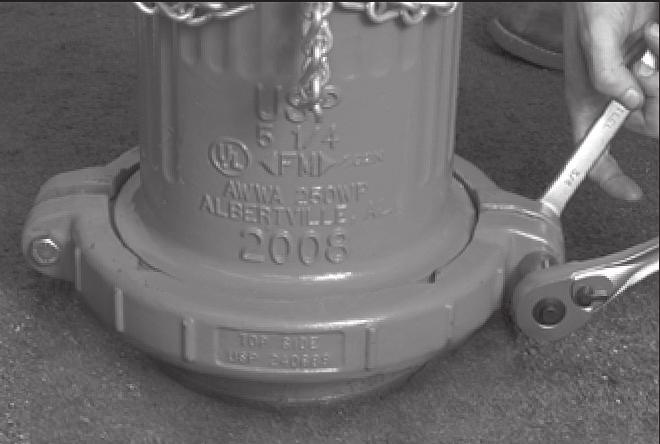 Assemble the replacement Traffic Valve Rod Coupling onto the end of the Upper Valve Rod using one