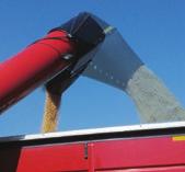 Cupped double flighting in lower auger for faster unloading with a fuller auger Two-way hydraulic adjustable downspout for 4' of left/right movement controls grain flow for easer filling Optional