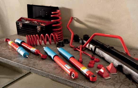 [b] TRD PERFORMANCE HANDLING SUSPENSION KIT Help get a handle on the road with this complete performance-tuned handling package.
