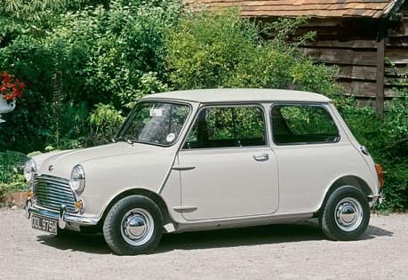 A big hit on small wheels: Alec Issigonis designed the original Mini to be the most modern car of its day.