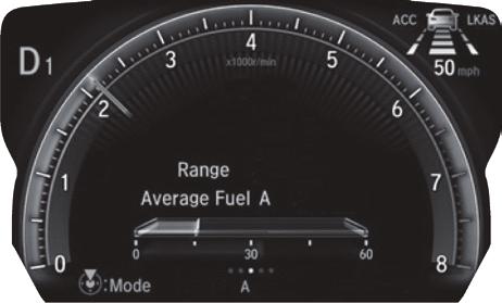INSTRUMENT PANEL INSTRUMENT PANEL Learn about the indicators, gauges, and displays related to driving the vehicle. Models with Driver Information Interface 200 Menu 40 80 323.