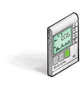 My smart meters help me to save energy and money Your SED collects your energy usage information from your smart meters and displays it on a screen.