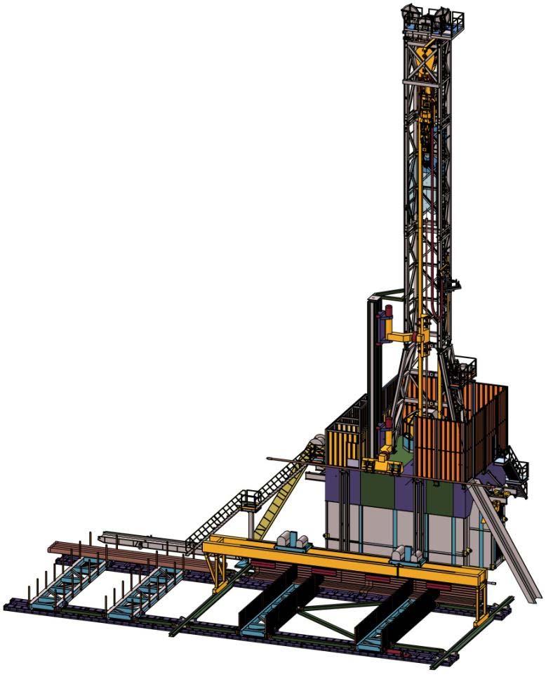 Major Projects Sample New Rig Concept Type: Heavy Land Rig 450 mt Scope of work: Mobile Rigs