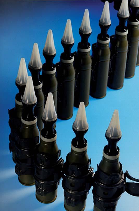 25mm ammunition For KBA, Bushmaster and the M811 cannons, in service in NATO and the Middle East.