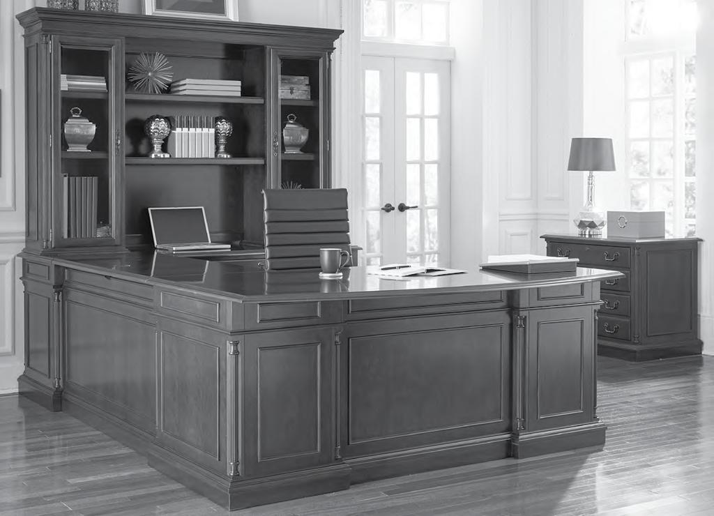 Keswick VENEER COLLECTION Handsome detailing on durable wooden construction. Mirroring the looks of early American stateliness, the Keswick collection is a distinguished addition to any office.