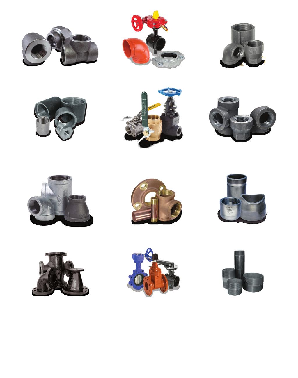 Forged Steel Fittings 2000#, 3000#, 6000# Thrd & S/W 1/8 4 Merchant Steel Coupling & Fittings Full, Half, API Style