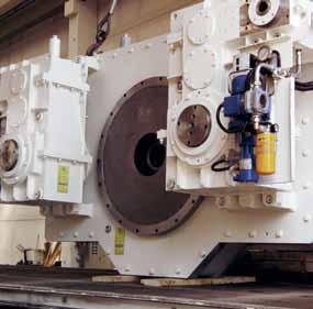 6 Industries Cement and minerals Large and high-torque planetary and helical gear units are used in mills in the cement and mineral industry, where operational safety and availability are of the