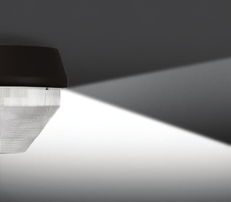 It is the ideal luminaire for parking garages where safety and maintenance are of primary concern.