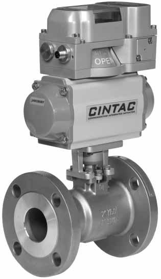 ADVANCED AUTOMATION SYSTEM The CINTAC Advanced Automation System combines JAMESBURY actuator expertise with STONEL advanced communication and control system technology to form a totally compact,