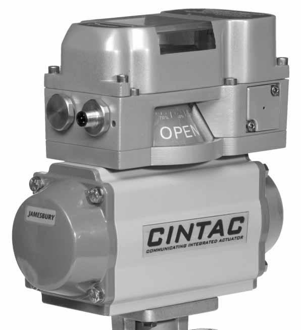 A130-1EN CINTAC ADVANCED AUTOMATION SYSTEM HOW TO ORDER A CINTAC unit is ordered by specifying the AXIOM communication and control module, the CT-Series pneumatic actuator module, and the appropriate