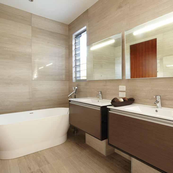This profile style bathroom has been designed using Elle