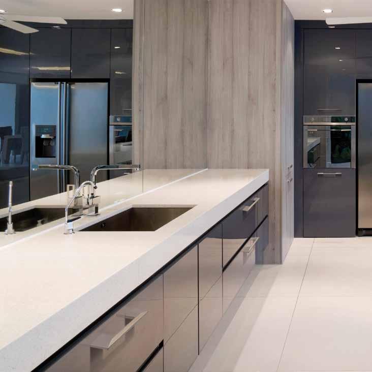 This designer style kitchen has been designed using