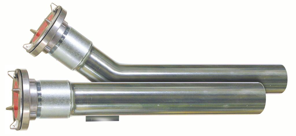 Description LORO-X Pipe for filling and ventilation of pellet-storerooms made of steel, hot dip galvanized Wood pellets for pellet heating are delivered by tank truck and blown directly into the