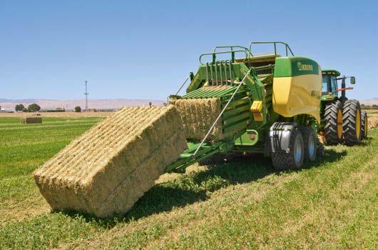 Rock-hard bales at any one time The VFS Variable Filling System from KRONE delivers rock-hard and well-shaped bales even from thin windrows and at slow forward speeds.