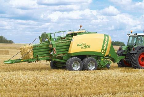 2006: Except for identical chamber dimensions, the new models are by now totally different in build from the traditional square balers.
