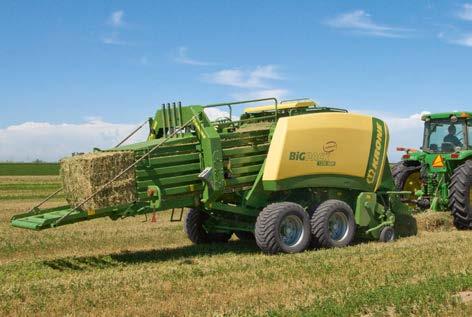 KRONE BiG Pack 1290 HDP II the benchmark in bale density and ground speed Do you haul straw long distance? Do you have to bale large masses of straw within only small time windows?