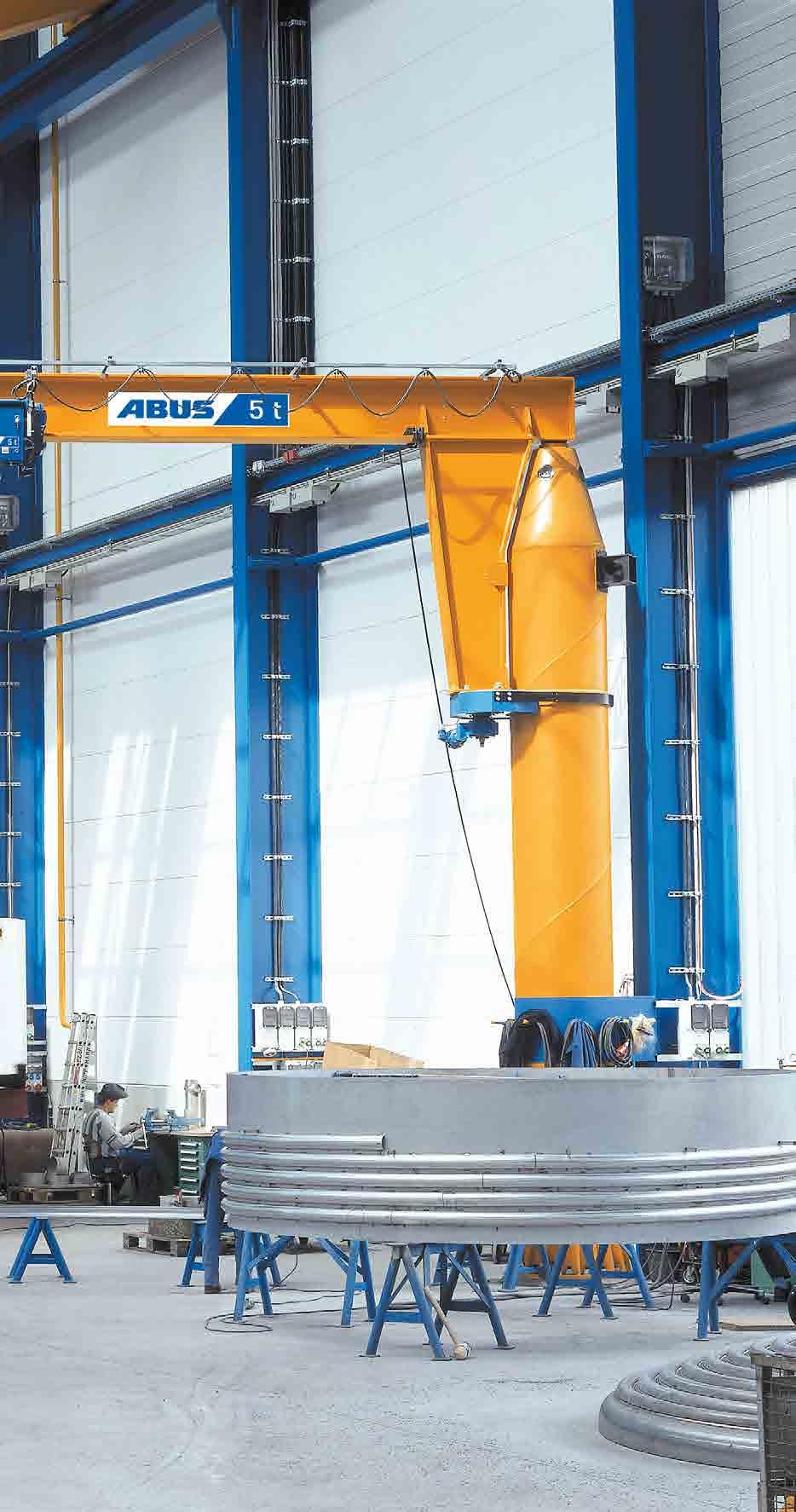 ABUS VS pillar jib crane ABUS jib cranes are extremely versatile units which can easily be adapted to the customer s specific requirements.