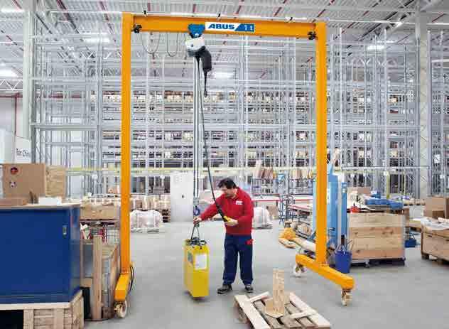 ABUS electric chain hoists. Reliable links in the material handling chain.