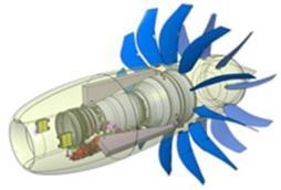 Main engine demonstrator Counter-Rotating Open Rotor - Joint