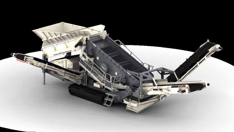 The TRS 550 Recycling Screen features a two-deck German-designed recycling waste screen with Flip-Flow-Screen technology.