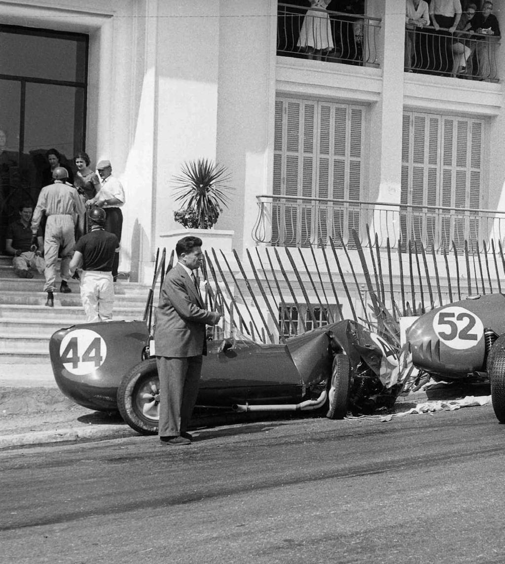 Cliff Allison: from the Fells to Ferrari Disaster at Monaco 1958 when Cliff s Ferrari Dino F2 car (number 52) was involved in Wolfgang von Trips accident with his Porsche, which also embroiled