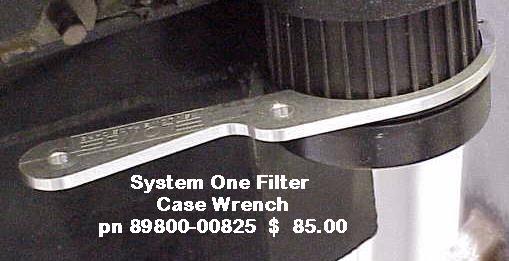 Filter Wrench for System One Filter Canisters PN 89800-00825 List Price $ 97.00+ Racer Decal Discount $ 85.