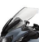 To be fitted in a specialist workshop, and ideally at your Comfort windshield* Rider seat, Black (not shown) Seat height: 805 / 825 mm; step length: 1,810 / 1,850 mm Rider seat, Black (see pages 4