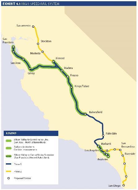 2016 BUSINESS PLAN: Key Highlights Silicon Valley to Central Valley Line»Operational by 2025»San Jose-North of Bakersfield»$20.