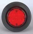 Includes 6 Wire Length #ECVML2Ø2Y 2 Round LED Marker, with Grommet, Red Includes 6 Wire Length #ECVML2Ø2R 250 Series