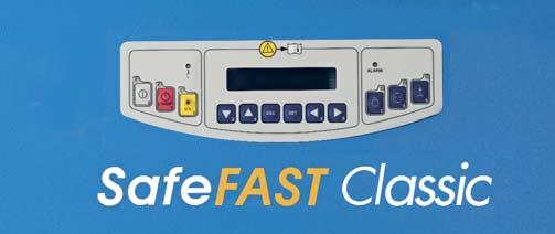 SafeFAST Classic Class II Microbiological Safety Cabinets THE USER-FRIENDLY PRACTICAL KEYBOARD ECS MICROPROCESSOR BASED MONITORING SYSTEM: full status report provided via 2-line digital display by
