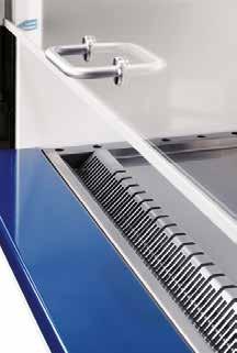 Solid & Ergonomic design Solid 1,5-2 mm epoxy coated steel exterior (optional available in Stainless Steel). Ergonomic design of the cabinet enables ergonomic work position of the operator.
