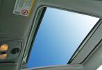 CONVENIENCE FEATURES Fully Open Position: Turn the switch to to fully open all glass panels. To help reduce wind noise, press the sunshade button once to move the sunshade forward one position.