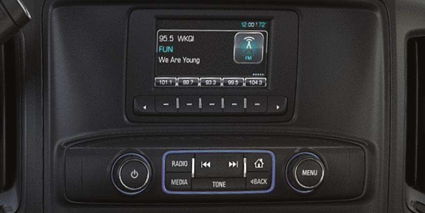 RADIO WITH 4.2-INCH* COLOR SCREEN Refer to your Owner Manual for important safety information about using the infotainment system while driving.